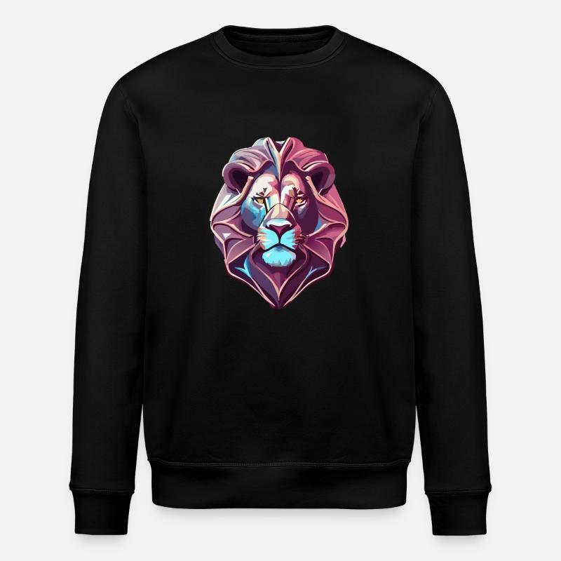 Chrom Löwe - Stanley/Stella Unisex Bio-Sweatshirt ROLLER - Schwarz