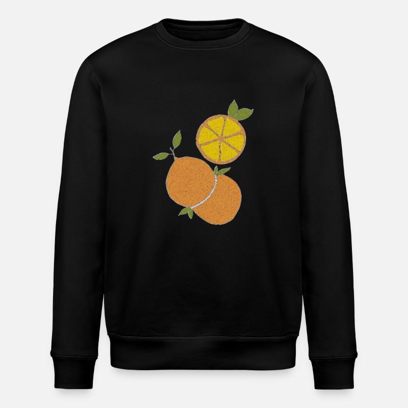 orangen gewebe - Stanley/Stella Unisex Bio-Sweatshirt ROLLER - Schwarz