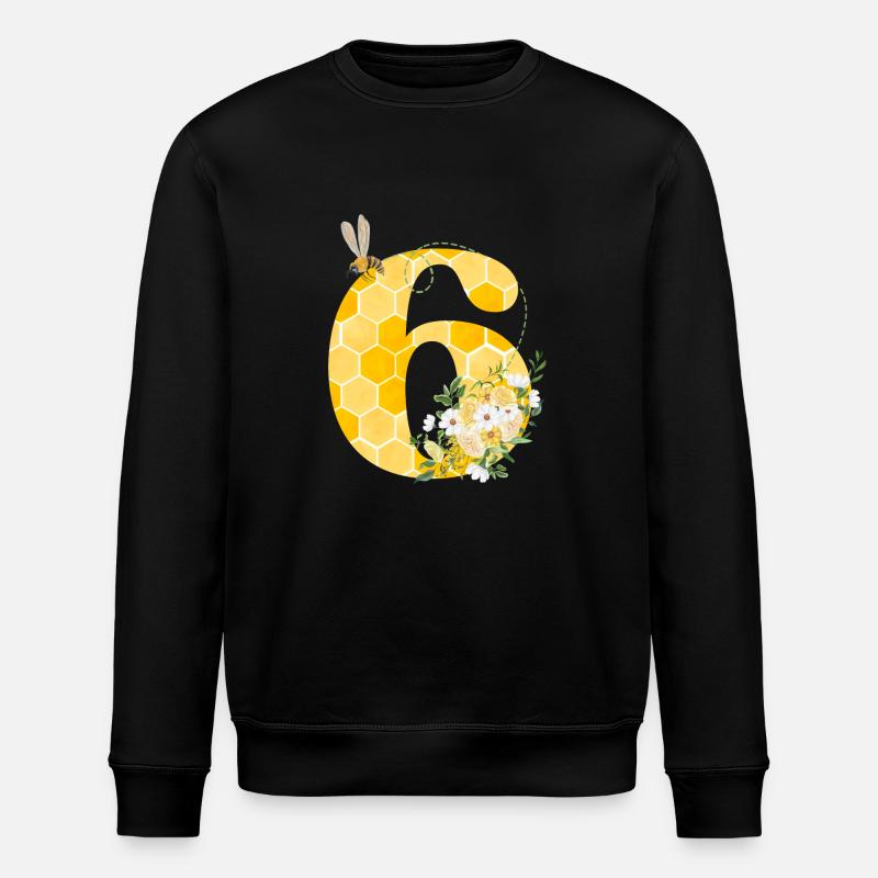 6e anniversaire abeille - Sweat bio ROLLER Stanley/Stella Unisexe - noir