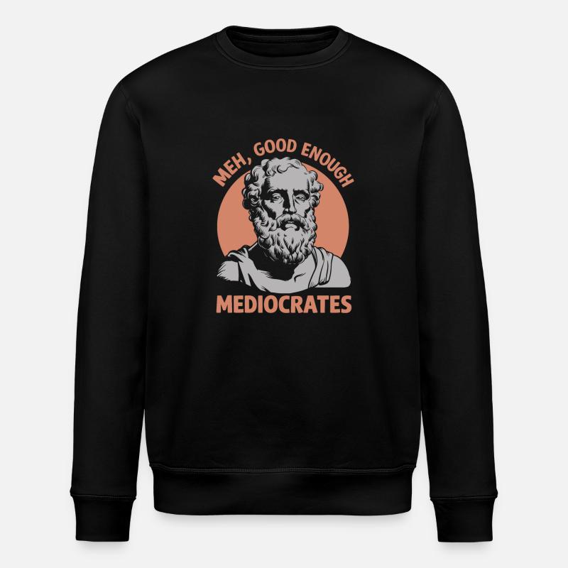 Relaxed through philosophy - Stanley/Stella ROLLER Unisex Organic Sweatshirt - black