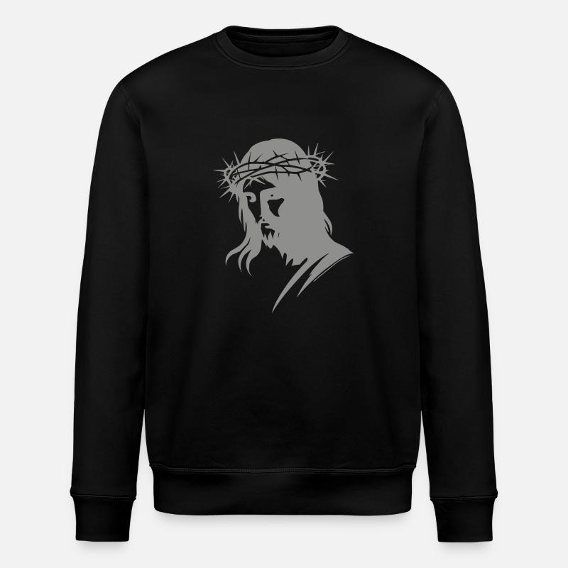 Jésus-christ - Sweat bio ROLLER Stanley/Stella Unisexe - noir