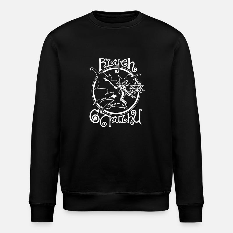 Black Cthulhu - Stanley/Stella ROLLER Unisex Organic Sweatshirt - black