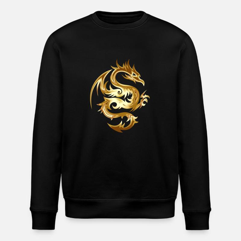 Dragon d’or - Sweat bio ROLLER Stanley/Stella Unisexe - noir