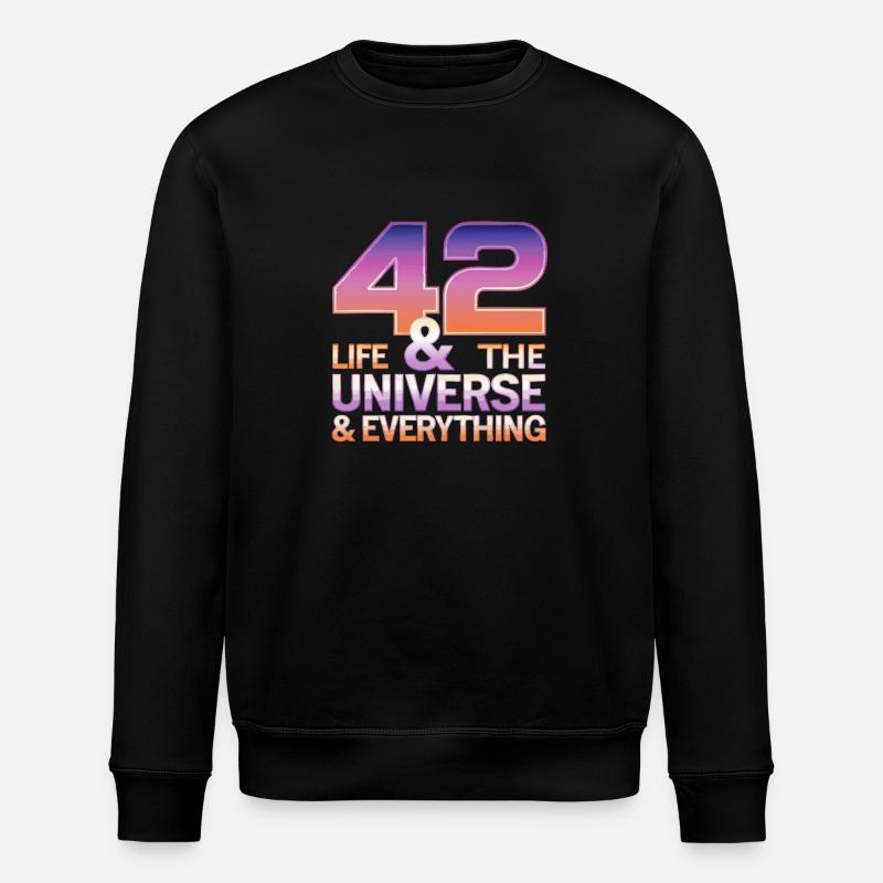 Life Universe Everything 42 réponses - Sweat bio ROLLER Stanley/Stella Unisexe - noir