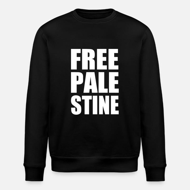 Free palestine - Sweat bio ROLLER Stanley/Stella Unisexe - noir