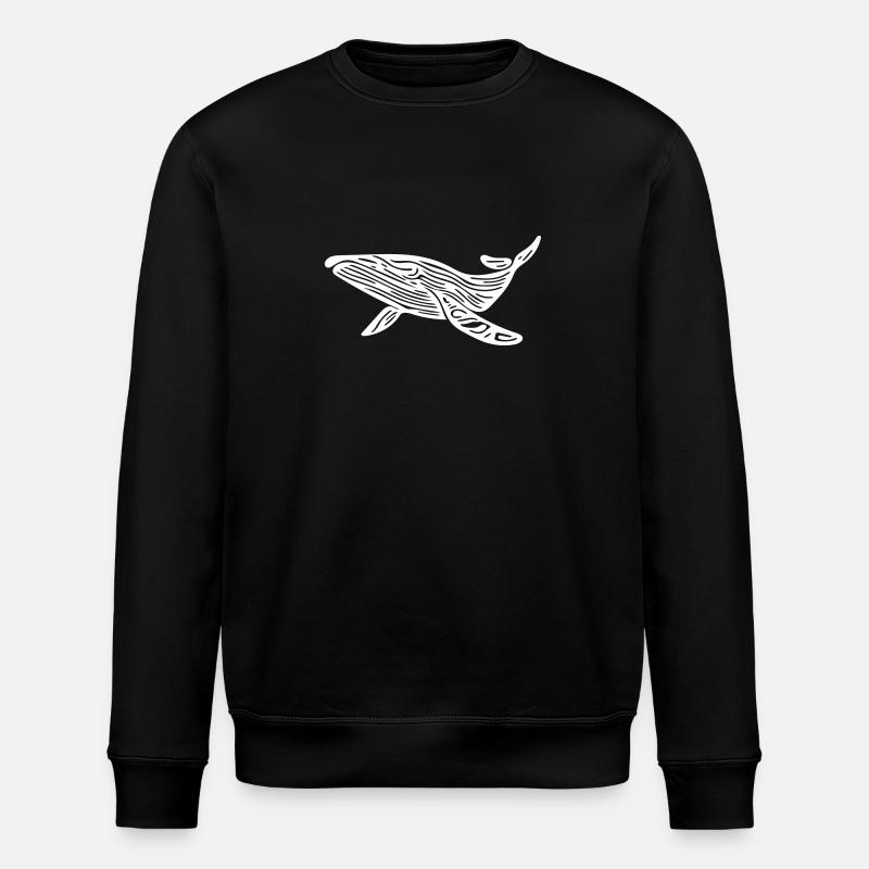 Vector Wal Silhouette - Sweat bio ROLLER Stanley/Stella Unisexe - noir