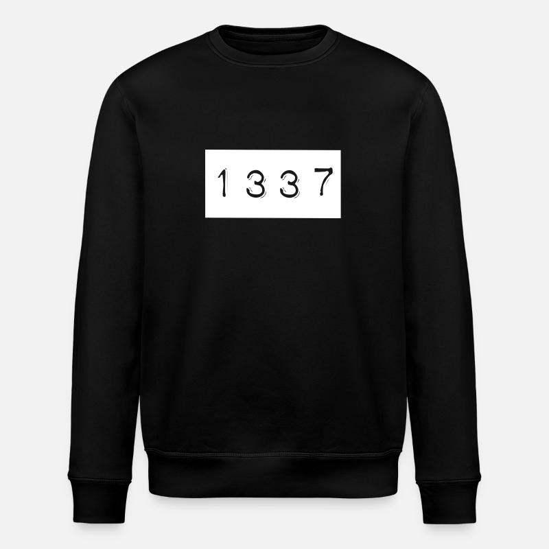 1337 Cs:Go Shirt, super Geschenkidee - Stanley/Stella Unisex Bio-Sweatshirt ROLLER - Schwarz