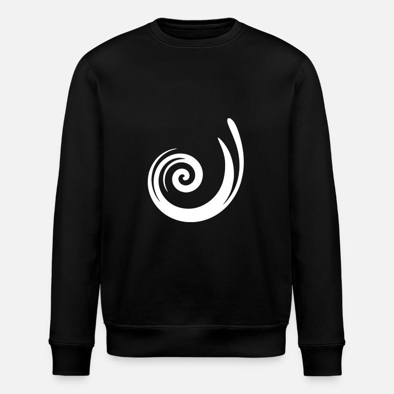 Motif Blanc Cadeau Noël - Sweat bio ROLLER Stanley/Stella Unisexe - noir