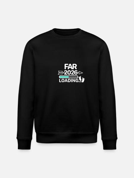 Dad 2026 Danish - Stanley/Stella ROLLER Unisex Organic Sweatshirt - black