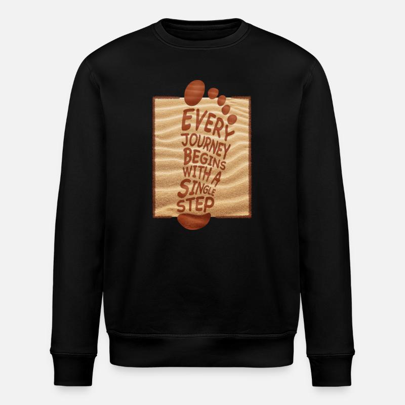 Sommer Strand Urlaub Sand - Stanley/Stella Unisex Bio-Sweatshirt ROLLER - Schwarz