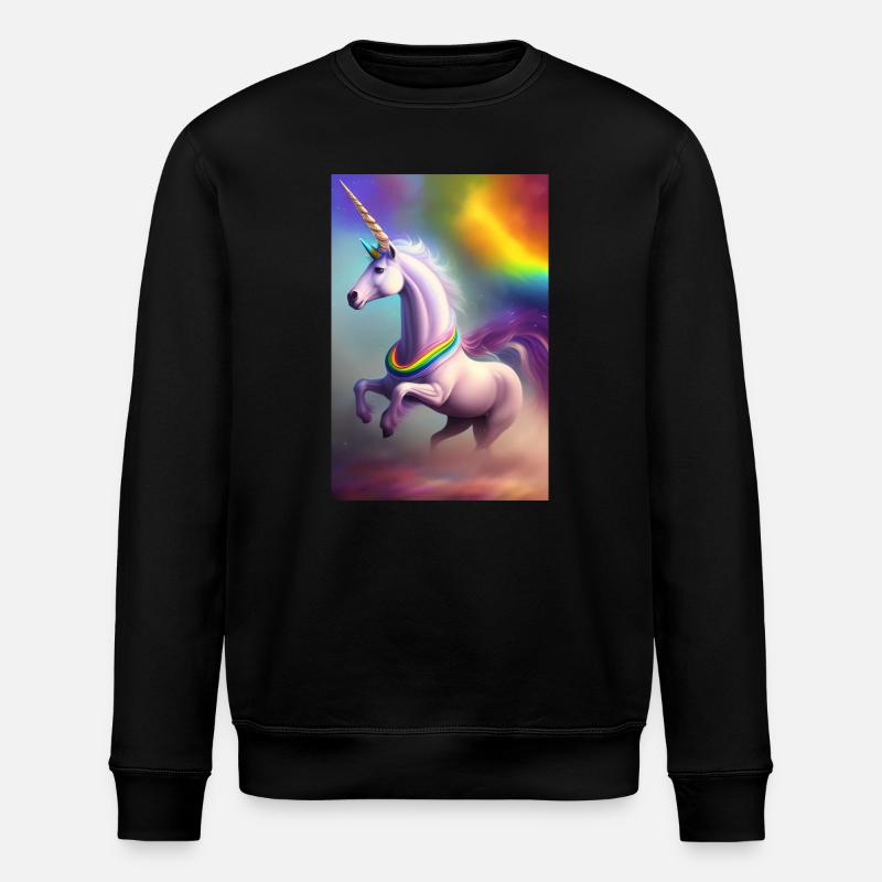 Licorne - Sweat bio ROLLER Stanley/Stella Unisexe - noir