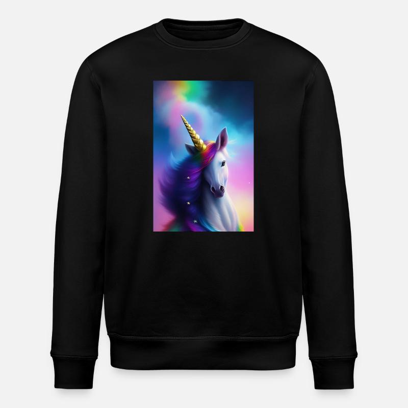 Licorne - Sweat bio ROLLER Stanley/Stella Unisexe - noir