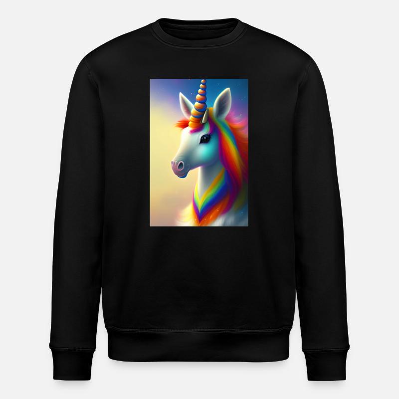 Licorne - Sweat bio ROLLER Stanley/Stella Unisexe - noir