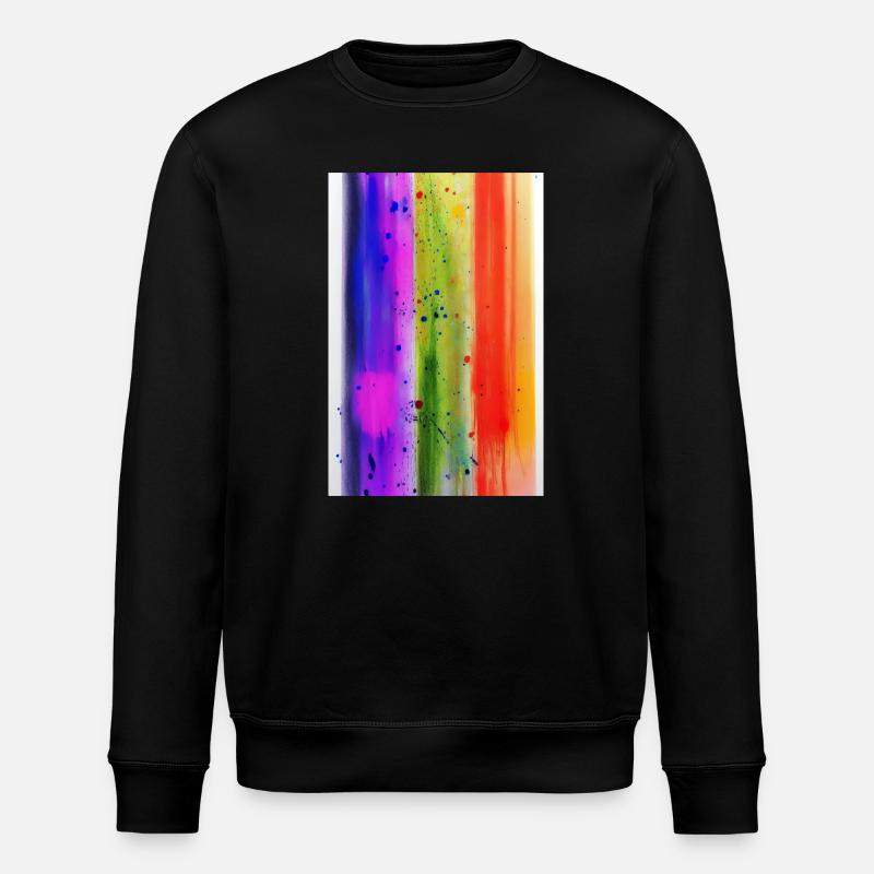 Éclaboussures de peinture - Sweat bio ROLLER Stanley/Stella Unisexe - noir