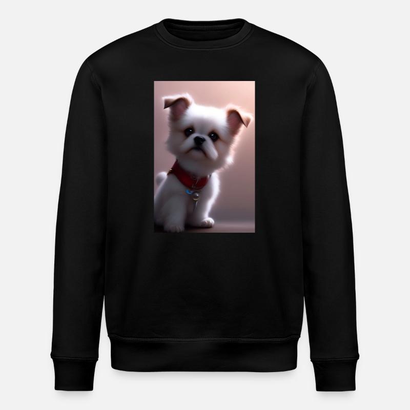 Baby Hund - Stanley/Stella Unisex Bio-Sweatshirt ROLLER - Schwarz