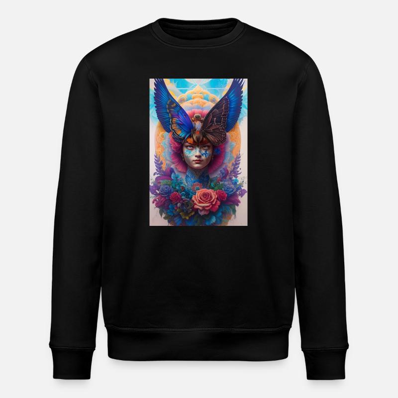 Göttin - Stanley/Stella Unisex Bio-Sweatshirt ROLLER - Schwarz