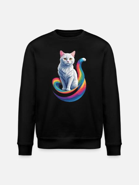 Chat mignon - Sweat bio ROLLER Stanley/Stella Unisexe - noir