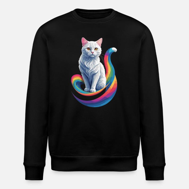 Chat mignon - Sweat bio ROLLER Stanley/Stella Unisexe - noir