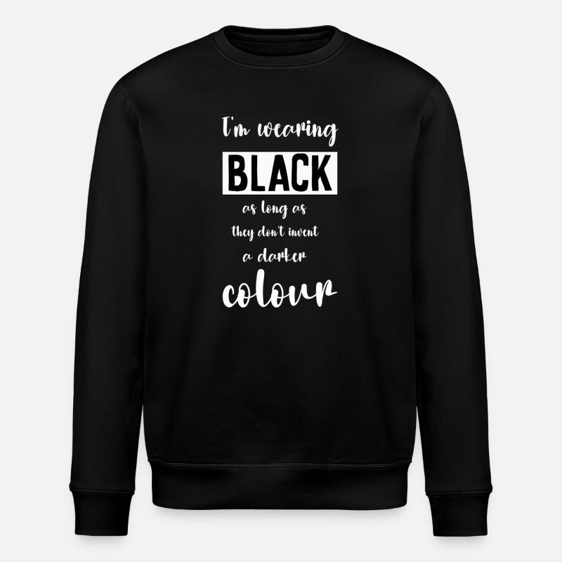 I'm wearing Black - Stanley/Stella ROLLER Unisex Organic Sweatshirt - black