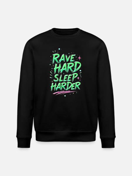 Motivation Éclairage Rave Néon - Sweat bio ROLLER Stanley/Stella Unisexe - noir