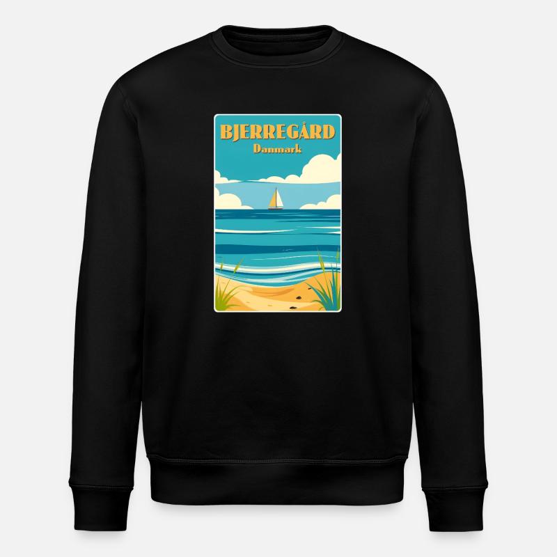 Bjerregard, Denmark - Stanley/Stella ROLLER Unisex Organic Sweatshirt - black