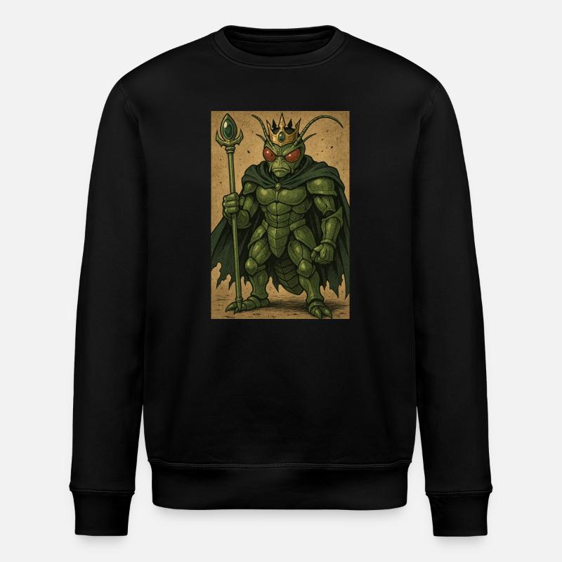 Crypto Frosch - Stanley/Stella Unisex Bio-Sweatshirt ROLLER - Schwarz