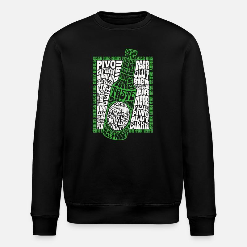 Beer - Stanley/Stella ROLLER Unisex Organic Sweatshirt - black