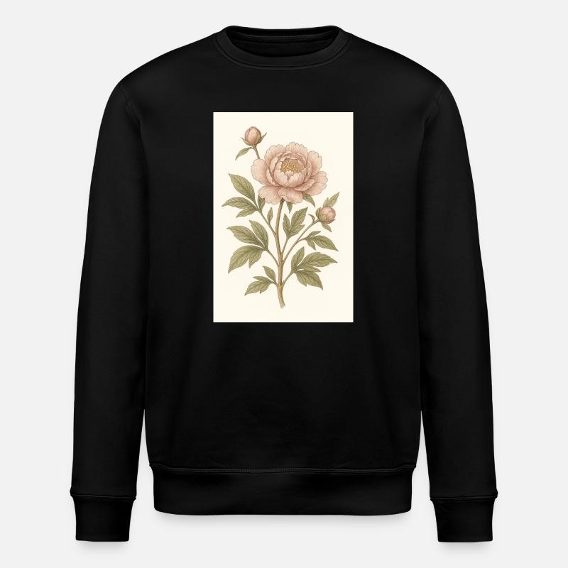 Eine klassische Blume - Stanley/Stella Unisex Bio-Sweatshirt ROLLER - Schwarz