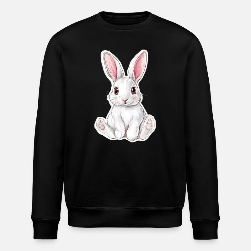Hare - Stanley/Stella ROLLER Unisex Organic Sweatshirt - black