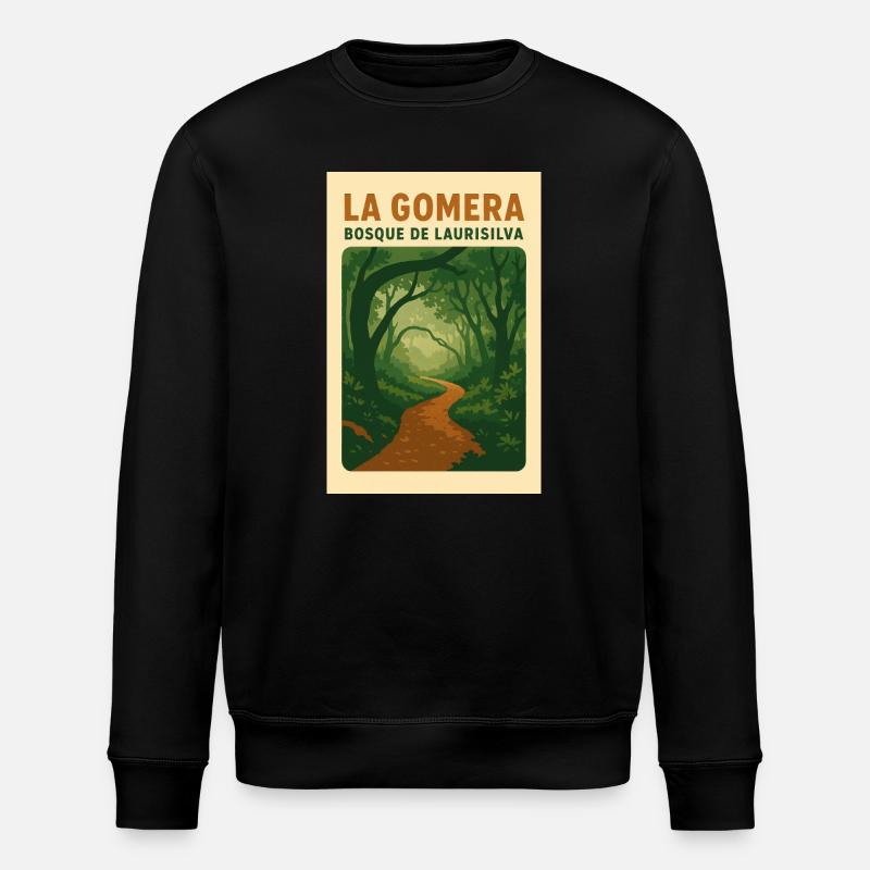 La_Gomera_ _Bosque_de_Laurisilva - Sweat bio ROLLER Stanley/Stella Unisexe - noir