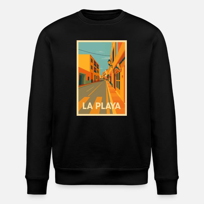 Playa de La Calera - Stanley/Stella Unisex Bio-Sweatshirt ROLLER - Schwarz