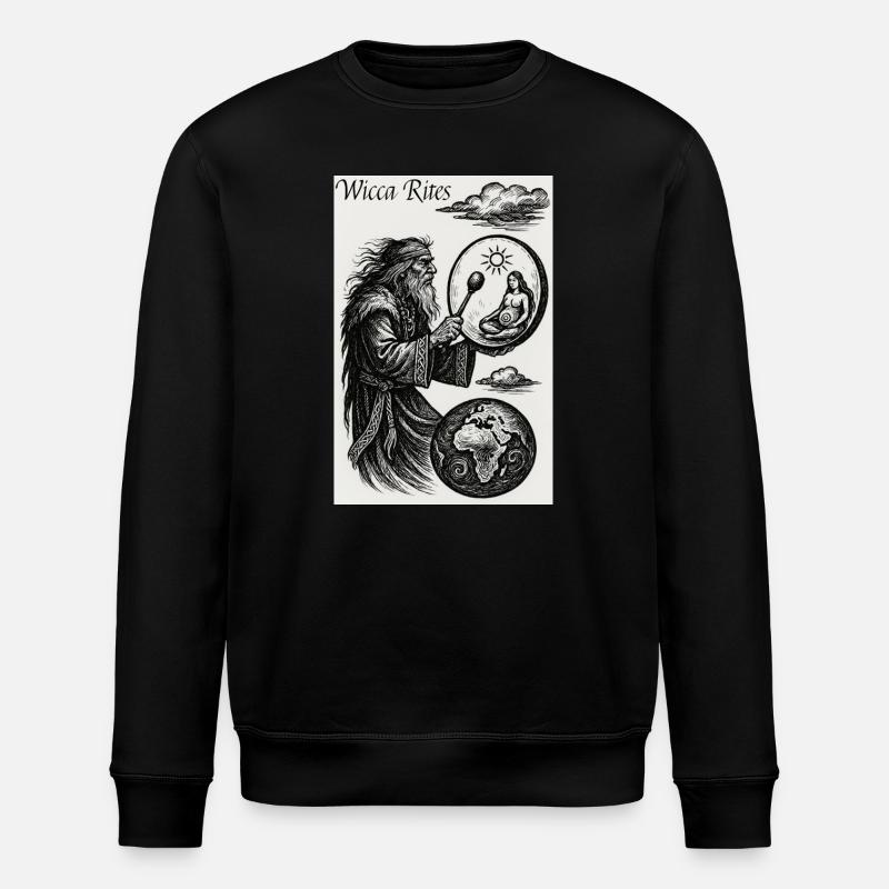 Wicca-Riten - Stanley/Stella Unisex Bio-Sweatshirt ROLLER - Schwarz