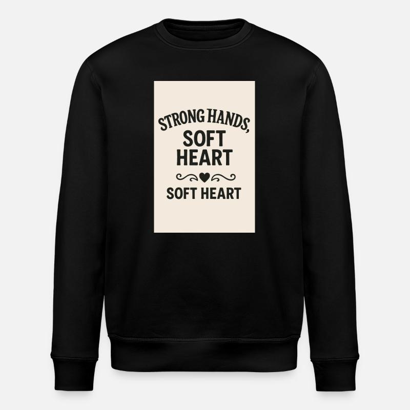 Mains fortes, cœur doux - Sweat bio ROLLER Stanley/Stella Unisexe - noir