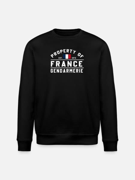 Gendarmerie Est 1972 - Sweat bio ROLLER Stanley/Stella Unisexe - noir