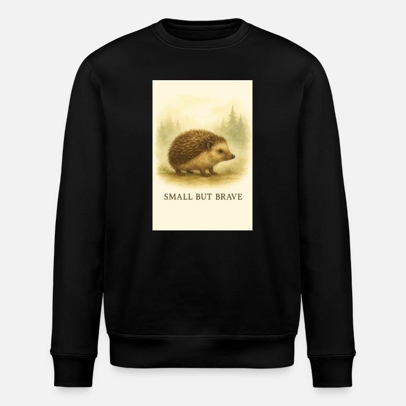 Kleiner Spine-Held - Stanley/Stella Unisex Bio-Sweatshirt ROLLER - Schwarz