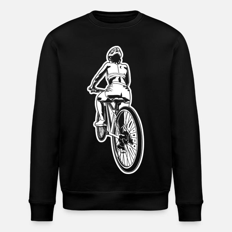 Amateur de cyclisme - Sweat bio ROLLER Stanley/Stella Unisexe - noir