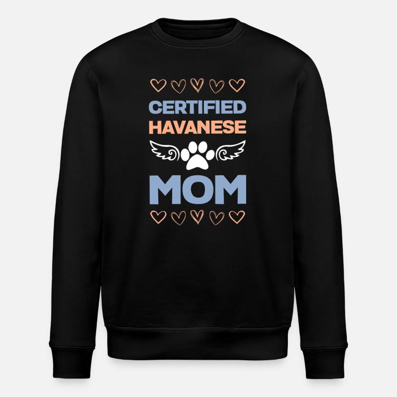 Maman havanaise certifiée - Sweat bio ROLLER Stanley/Stella Unisexe - noir