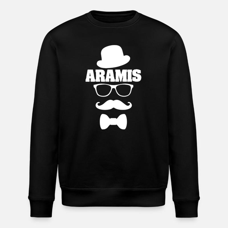 Schnauzer Aramis - Stanley/Stella ROLLER Unisex Organic Sweatshirt - black