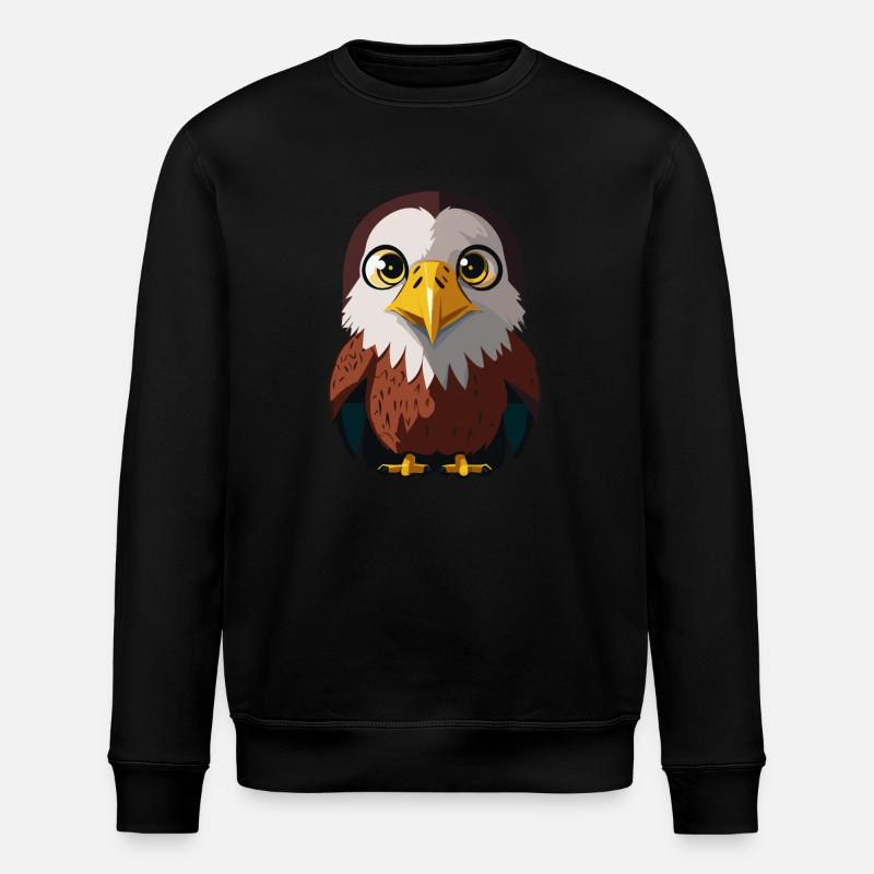 Eagle - Stanley/Stella ROLLER Unisex Organic Sweatshirt - black