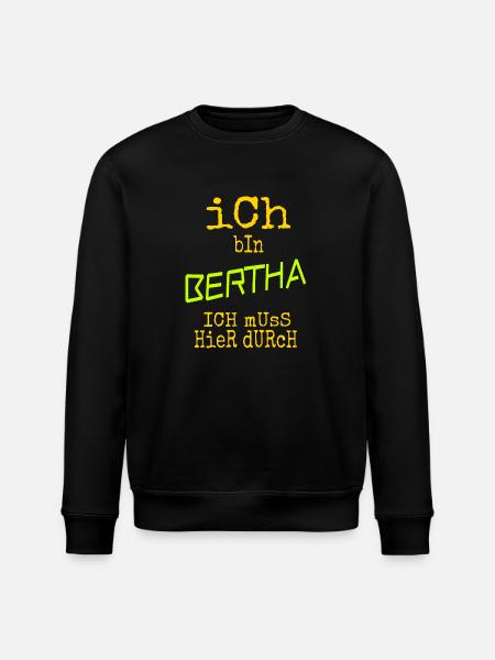 Bertha Bertha - Stanley/Stella ROLLER Unisex Organic Sweatshirt - black