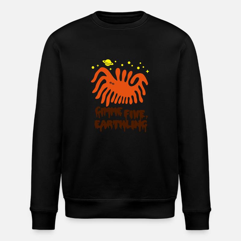 Gimme Five - Stanley/Stella ROLLER Unisex Organic Sweatshirt - black