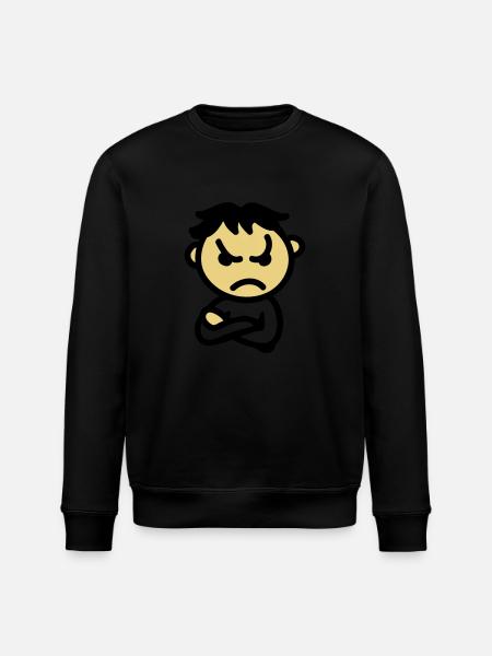 bad mood - Stanley/Stella ROLLER Unisex Organic Sweatshirt - black