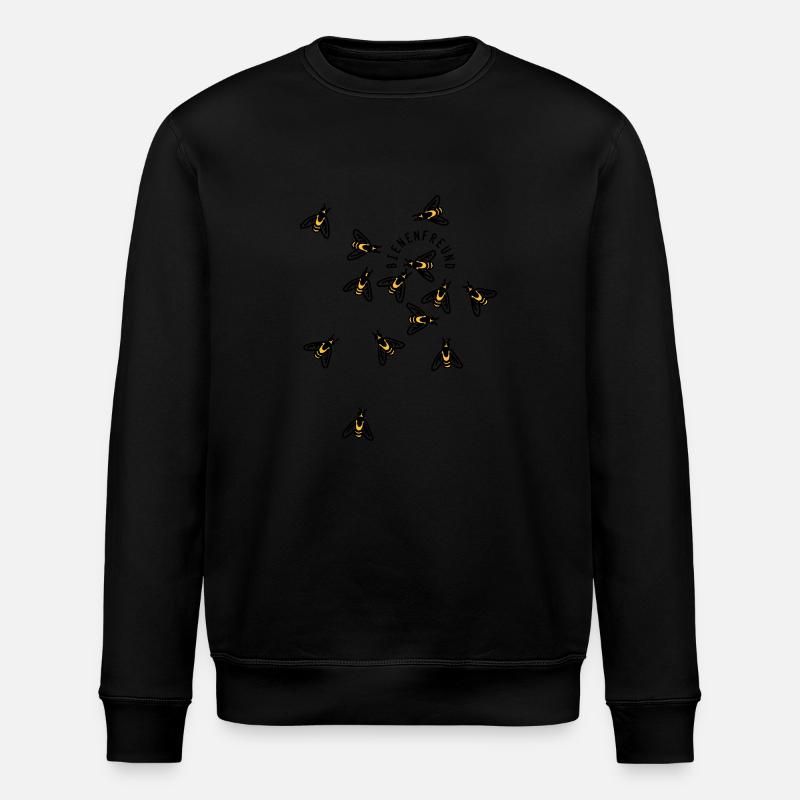 Bienen - Stanley/Stella Unisex Bio-Sweatshirt ROLLER - Schwarz