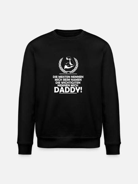 Daddy - Stanley/Stella Unisex Bio-Sweatshirt ROLLER - Schwarz