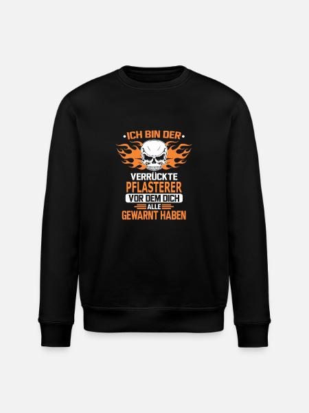 PFLASTERER - Stanley/Stella Unisex Bio-Sweatshirt ROLLER - Schwarz
