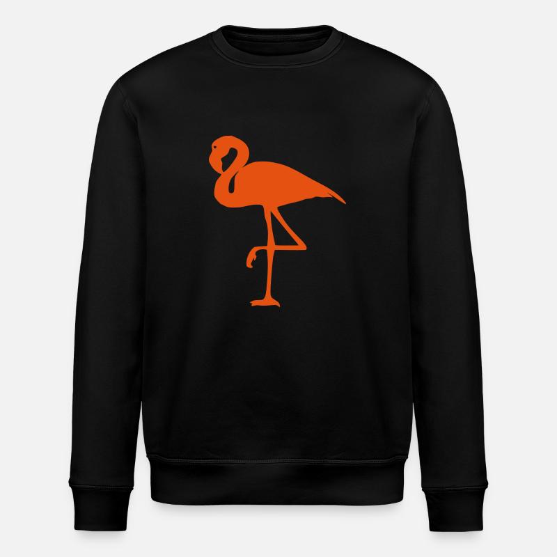 Flamingo - Stanley/Stella Unisex Bio-Sweatshirt ROLLER - Schwarz
