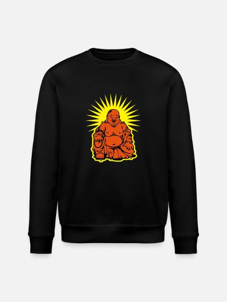 buddha - Stanley/Stella Unisex Bio-Sweatshirt ROLLER - Schwarz