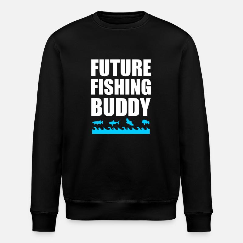 future fishing buddy - Stanley/Stella Unisex Bio-Sweatshirt ROLLER - Schwarz
