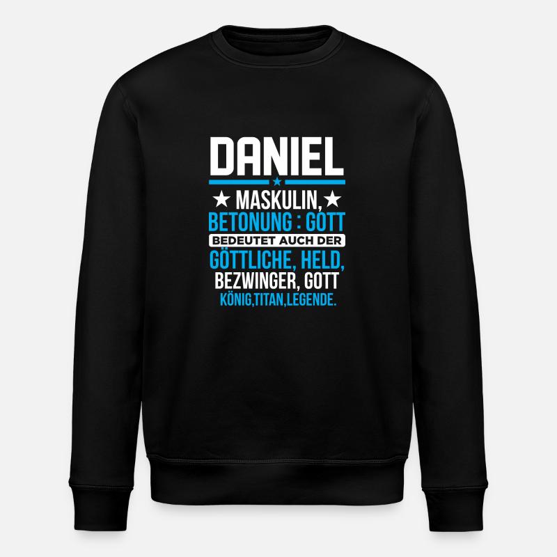 DANIEL - Titan - Stanley/Stella Unisex Bio-Sweatshirt ROLLER - Schwarz