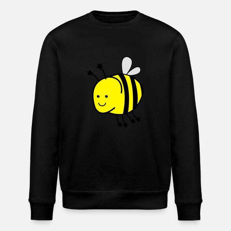 lustige_biene - Stanley/Stella Unisex Bio-Sweatshirt ROLLER - Schwarz